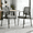 Gray, variant on Stacking Waiting Room Guest Chair, Set of 2 Office Mesh Arm Chair with Comfy Padded Seating, Room Saving, Black