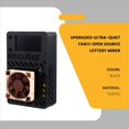 thumbnail image 5 of NerdAxe Miner 500Gh/S BM1366 ASIC de Código Abierto Nerdminer BTC Miner Super Silent Fan Lottery Miner Enchufe BR, 5 of 5