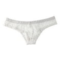 thumbnail image 5 of khonts,Men's Sexy Lace Bikini Breathable Underwear Stylish Pouch Underpants White XL, 5 of 5