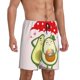 thumbnail image 2 of Fotbe Avocado Lovers Wearing Umbrella Pantalones Cortos de Pijama para Hombre, Ropa de Dormir, Pantalones de Pijama Cortos para Hombre-Medium, 2 of 6