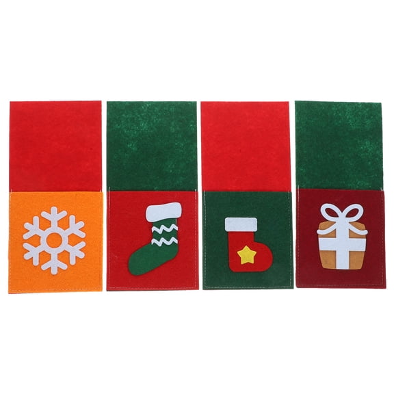 Phenofice Storage Bags Assorted Color 4Pcs 7.9x3.9in