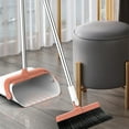 thumbnail image 5 of Transparent Dustpan And Broom Set, Soft Bristle Sweeping Tool, Indoor Outdoor Cleaning Combo, Telescopic Handle Broom, Lightweight Dustpan, Space Saving Storage, Efficient Floor Cleaning Set, 5 of 6