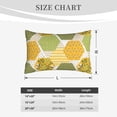 thumbnail image 6 of Daiia Bee honey Bedding Waterproof Pillow Protector Zippered Queen – Bed Bug Proof Pillow Encasement(without pillow core)-, 6 of 9