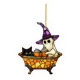 thumbnail image 2 of XINGXIANG Halloween Acrylic Pendants - 2D Flat Hanging Ornaments for Window Door Wall Party Decor, Indoor Outdoor Halloween Decorations, 2 of 4