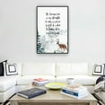 thumbnail image 2 of Habakkuk 3 19 Bible Verse Printable Wall Art, The Lord Is My Strength Christmas Wall Decor, Winter Scripture Print Canvas Poster Pictures, 2 of 6