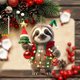 thumbnail image 1 of Colgantes Decorativos de Acrílico 2D con Animales Navideños para Espejo Retrovisor de Coche, Ideales para Decoraciones Navideñas., 1 of 6
