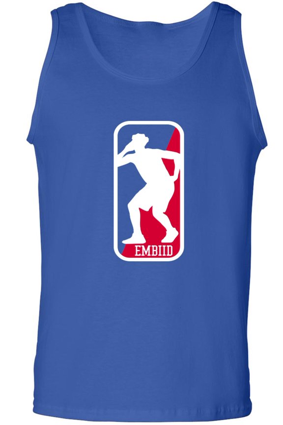 BLUE Joel Embiid Philly Logo Tank Top ADULT