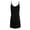 Black, variant on Women Casual Pajama Dress Summer Scoop Neck Pj Sleeveless Dresses Loose Spaghetti Strap Sundress