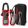 thumbnail image 1 of MAYILON High-Precision Digital Clamp Meter for AC/DC Voltage & Current, Resistance Measurement - Red HT206D Model, No Battery Included, 1 of 6