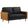 thumbnail image 1 of Modway Kellan Causeuse en Cuir Végétalien, 1 of 9