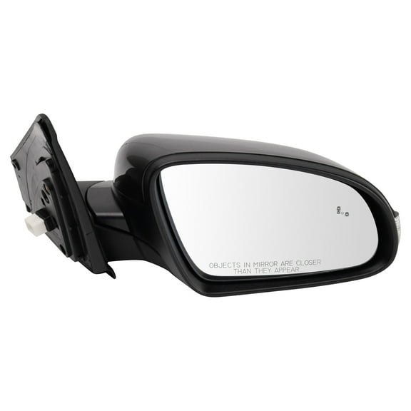 TRQ Passenger Side Mirror Assembly Power Heated Turn Signal Blind Spot Foldaway Paint to Match Smooth Fits 2018-2021 Hyundai Kona