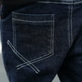 thumbnail image 6 of SHTXOZHI Boys Girls Jeans Kids Elastic Waisted Baggy Denim Pants Toddler Streetwear Trousers with Pockes, 6 of 7
