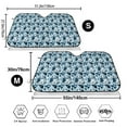 thumbnail image 3 of Fotbe Daisies Flowers Car Windshield Sunshade | Sun Visor Protector Front Window Shade, Keeps Out UV Rays, Keeps Your Vehicle Cool-Medium, 3 of 7