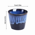 thumbnail image 3 of Ceramic Coffee Mug 15 Oz Reactive Glaze Blue, Unique Reactive Glaze Coffee Cups Handcrafted, Dishwasher Safe Ceramic Mug for Tea Hot Drinks, Home Office Drinkware Cup, 3 of 6
