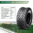 thumbnail image 4 of Litake 2 Pack 16x6.50-8 Lawn Mower Tire,16x6.5x8 Tractor Turf Tire,620lbs Capacity,4 ply Tubeless, 4 of 5