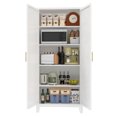 thumbnail image 3 of Steel Metal Storage Cabinet with Adjustable Shelves Large Capacity for Bedroom and Living Room Organization, 3 of 8