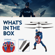 Marvel Licensed Avengers Captain America 2CH IR RC Helicopter, Ages 8+