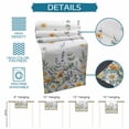 thumbnail image 6 of Floral Eucalyptus Leaves Table Runner - 70 Inch Long Summer Botanical Watercolor Daisy Cotton and Linen Blended Dress Scarves Farmhouse Table Runner for Kitchen Dining, Coffee Table, 13" x 70", 6 of 8