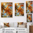 thumbnail image 4 of Designart "Yellow Palm Trees landscape IV" Floral Canvas Print, 4 of 5