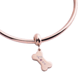 thumbnail image 2 of Charm para Pulsera LuckyLy, Dije de Hueso de Perro, Acero Inoxidable y Zirconia Cúbica, Modelo Fetch rosa UNITALLA, 2 of 8