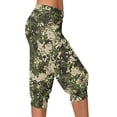 thumbnail image 2 of Penkiiy Women's Summer High Waisted Camouflage Matching Slim Fitting Yoga Gym Pants M Multicolor, 2 of 6