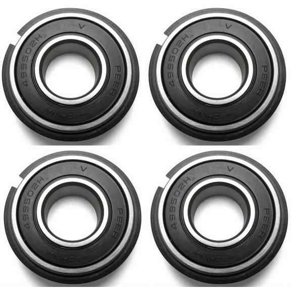 (4) 5/8" x 1-3/8" Snap Ring Wheel Bearings