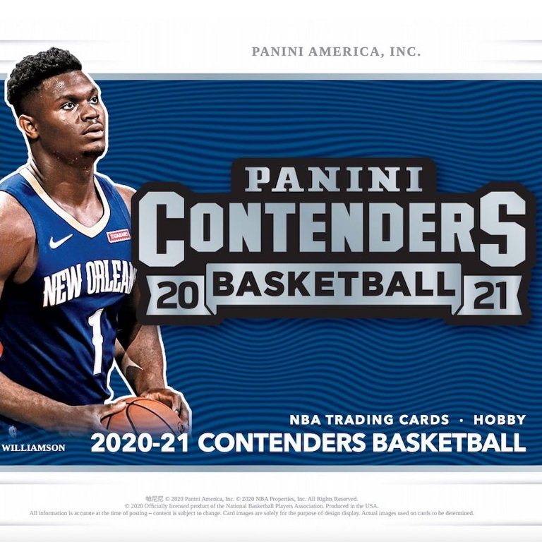 2020-2021 Panini Contenders NBA Basketball Trading Cards Blaster