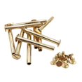 thumbnail image 2 of 10Pcs Golden Book Screws Stud Rivets Belt Bolts Screws Studs Rivets, 10x40mm, 2 of 8