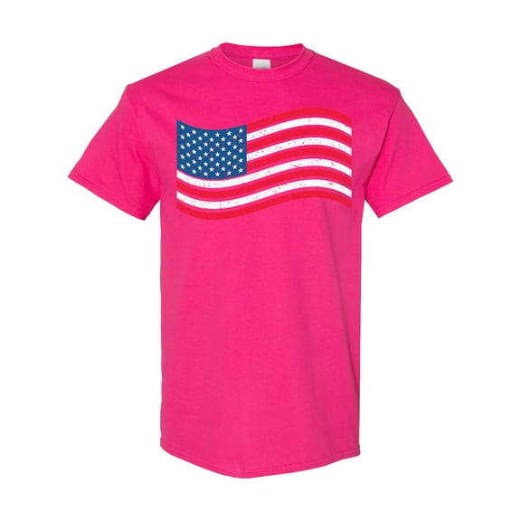 Inktastic Grunge American Flag T-Shirt