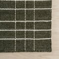 thumbnail image 4 of Charlie Plaid Wool Area Rug, 2' 6" x 8', Runner, Charlie Green, 4 of 8