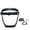 Black, variant on Anti-Fog Shield Safety Full Face Super Protective Head Cover Transparent Mask