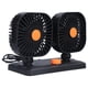 thumbnail image 3 of Ventilador de coche Amonsee ventilador cuadrado de doble cabeza ajustable, 3 of 8