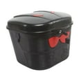 thumbnail image 3 of Vsenkes Electric Bike Basket Front Mounted with Lock Cargo Rack for Shopping Black Red, 3 of 9
