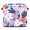 Multicolor 1, variant on CURLYOOT 13 x 13 Inch Cube Storage Bin, Coral Ocean Theme Nautical Seashell Orange Fabric Storage Cube Baskets, Closet Shelves Foldable Bins with Leather Handles for Home Organizer