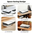 thumbnail image 2 of Cooling Feet Stand for PS5 Slim/PS5 Pro Disc Edition, Horizontal Placement Bracket Holder for PS5 Slim/PRO Disc Edition Console Flat Stand, 2 of 5