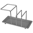thumbnail image 3 of 3 compartment Satin Nickel Sink Organizer, 3 of 5