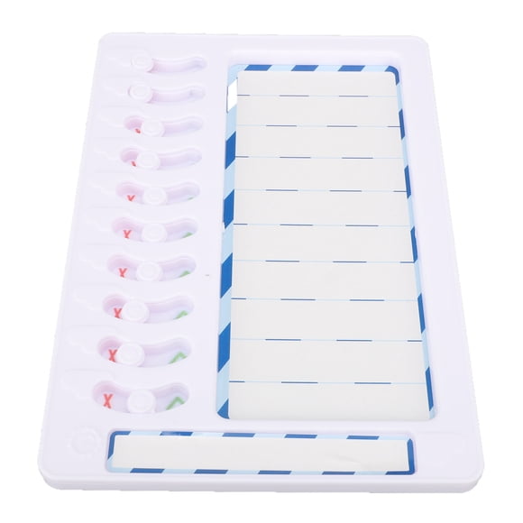 Tablero De Lista De Verificación De Tareas, Tablero De Notas De Tabla De Tareas Portátil Duradero Para El Hogar Todos Los Días Para Niños