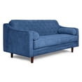thumbnail image 3 of Sofá Cama Makora Ilios Velvet Azul Capitonado, 3 of 8
