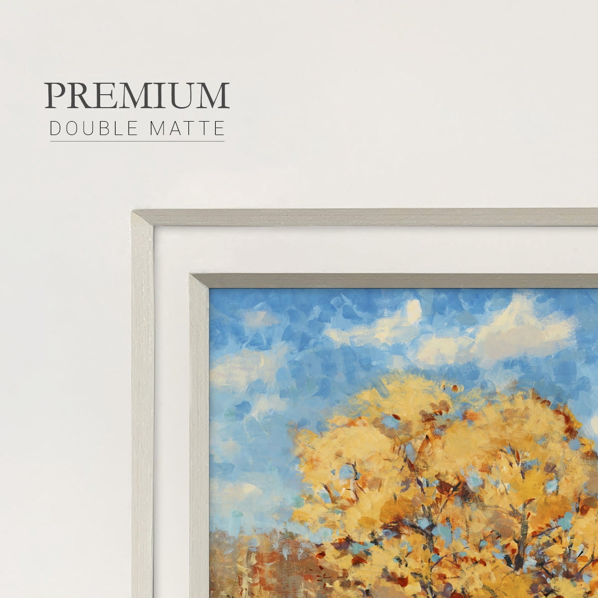 Autumn Barn-Premium Framed Print