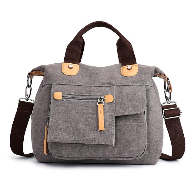 Bolso de lona multifuncional de ocio retro, mochila de viento escolar literaria y artística de moda