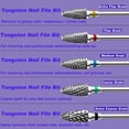 thumbnail image 2 of Juego de brocas para uñas acrílicas FANTEXY de acero tungsteno, 2 of 9