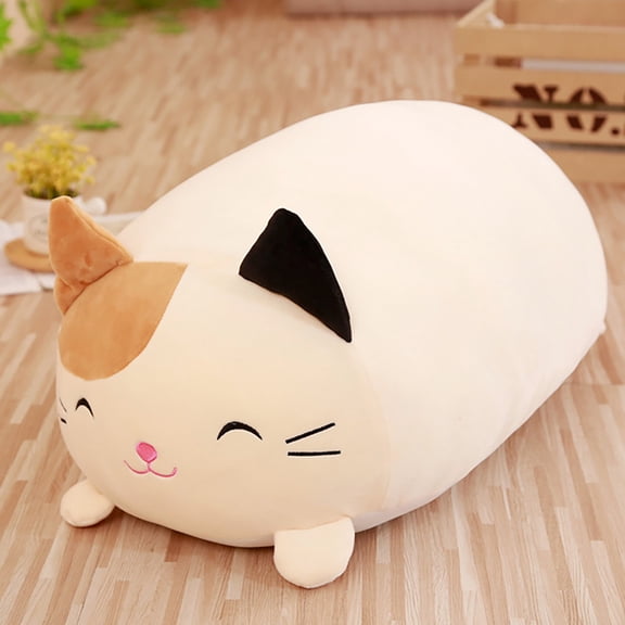 Flower Cat Animal Pillow Down Toy Soft Comfortable Cute Giving Loved Classmates
