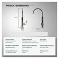 thumbnail image 5 of Electric Water Heater 2 in 1 Kitchen Faucet Tankless Water Heating Tap Electric Geyser Flowing Heated Mixer ,Easy Installation, 5 of 6