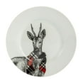 thumbnail image 2 of Safdie & Co. Ensemble De Vaisselle Bord Rond 12 Pièces Chalet Plaid, 2 of 4