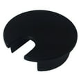 Metal Round Office Computer Desk Grommets Color Black Size 1.5