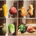 thumbnail image 5 of Cute Small Plush Stuffed Toy Sofa Bed Decorative Vegetables Throw Pillow, Potato, 5 of 5