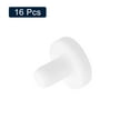 thumbnail image 4 of Uxcell 16 Pieces White Rubber Stopper, 5mm Plug Holes for 4.5-4.8mm/0.18-0.19" Hole, 4 of 6