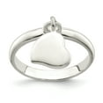 thumbnail image 1 of 925 Sterling Silver Dangle Heart Ring Love, 1 of 6