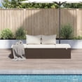 thumbnail image 3 of Cama de patio VidaXL, salón exterior, laterales ajustables, ratán, 3 of 9