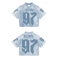 thumbnail image 3 of Camiseta deportiva retro de estilo hip hop de estilo callejero de estilo harajuku, ropa deportiva de verano de secado rápido, ropa de fútbol, camisetas para hombres y mujeres, camisetas holgadas, 3 of 4